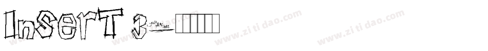 Insert 3字体转换